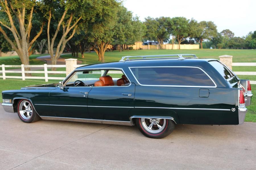  Cadillac DeVille 9-passenger Station Wagon by WISCO (B9114767) 1969 года  (фото 14 из 147)